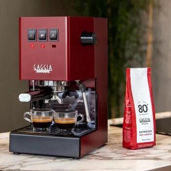 Gaggia кофемашина RI9481/16 Classic E24, 15 бар, 2,1 л, полуавтоматическая, встроенный капучинатор, промышленный серый (RI9481/16)