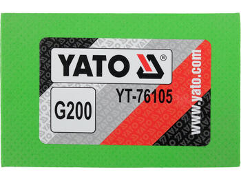 Yato Dimanta sūklis YT-76105 G200, 90x60x30 mm, zaļš, gumijas, metāla, stikla, marmora, granīta, keramikas slīpēšanai (YT-76105)