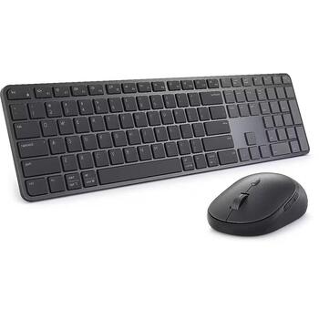 Dell комплект клавиатуры и мыши KM746 580-BDSJ, 2.4 ГГц, Bluetooth, QWERTY русская, аккумулятор, беспроводная, ножничная (580-BDSJ)