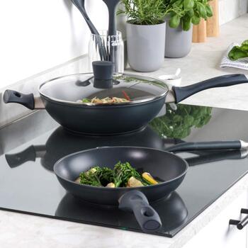 Salter Cepšanas panna BW12258EU7, 24cm, 4.8cm, Alumīnijs, Nepiedegošs, Elektriskā, Gāzes, Stikla keramikas, Indukcijas (BW12258EU7)