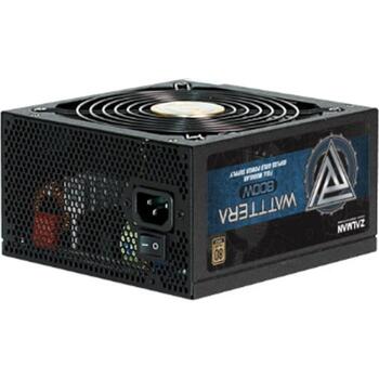 Zalman Barošanas bloks WATTTERA ZM800-EBTII, 800 W, 100-240 V, 91%, 1 ventilators, 80 PLUS Gold (ZM800-EBTII)
