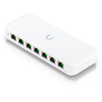 Ubiquiti Управляемый L2 Gigabit Ethernet USW-Ultra-210W, 8x10/100/1000, 7 PoE порта, 202 W PoE бюджет, 16 Gbit/s мощность (USW-Ultra-210W)