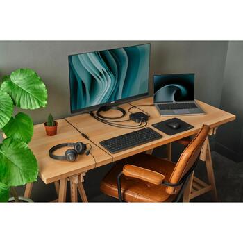 Acer Офисные наушники GP.HDS11.02D, 32Ω, 20-20kHz, Микрофон с держателем, 30 мм динамические драйверы (GP.HDS11.02D)
