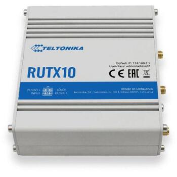 Teltonika Промышленный маршрутизатор RUTX10 RUTX10000000, 802.11ac, 867 Mbit/s, 10/100/1000 Mbit/s, 4xRJ-45, Bluetooth LE (RUTX10000000)
