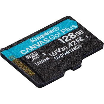 Kingston Kārta SDCG4/128GB, 128 GB, 200 MB/s, A2, U3, V30, SD adapteris, exFAT, UHS-I, Class 10 (SDCG4/128GB)