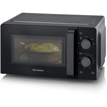 Severin Микроволновая печь MW 007580, 700W, 19л, 6 уровней мощности, 30 мин таймер, ручной переключатель, подсветка (MW 007580)