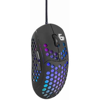 Gembird USB оптическая игровая мышь MUSG-RAGNAR-RX400, 10000 DPI, 6 кнопок, эргономичный дизайн, RGB подсветка (MUSG-RAGNAR-RX400)