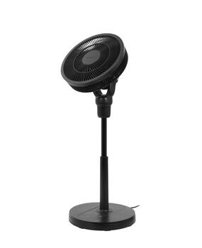 Eurom Vento 3DS Comfort Black grīdas ventilators gaisa cirkulācijai telpu dzesēšanai 25W 35cm 3D oscilācija 12 ātrumi tālvadība melns (384932)