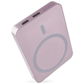 Emos Беспроводной Внешний Аккумулятор WI 522 B0555S, 5000 mAh, 20 W, алюминий, LED индикатор, быстрая зарядка (B0555S)