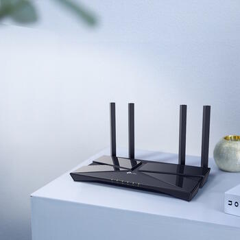 TP-Link Archer AX1800 беспроводной маршрутизатор Wi-Fi 6 до 1800 Mbps Mesh 4× антенны 1× WAN 4× LAN Gigabit Чёрный (ARCHERAX1800)