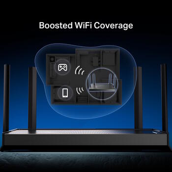 TP-Link Archer BE3600 беспроводной маршрутизатор Wi-Fi 7 Dual-Band до 3.6 Gbps EasyMesh HomeShield 4× антенны 2× 2.5 Gbps 3× 1 Gbps LAN USB 3.0 Чёрный (ARCHER BE3600)