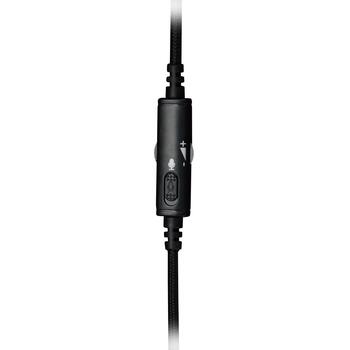 White Shark Austiņas GOTTAN-B, 350g, Melna, 2m, 53mm, 16Ω, 20Hz-20KHz, vadu, virs ausīm, mikrofons, skaļuma regulētājs (GOTTAN-B)
