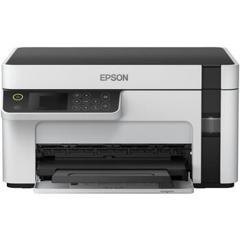 Epson Многофункциональный компактный принтер M2120 C11CJ18402, A4, Ч/Б, Wi-Fi, 15 стр./мин, 1200 x 2400 dpi, Без аккумулятора (C11CJ18402)