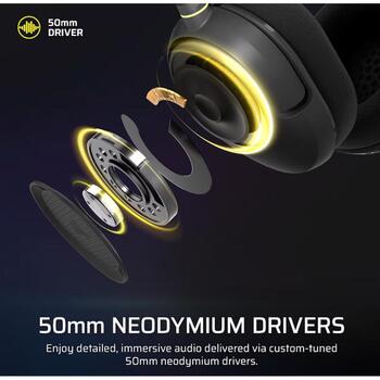 Corsair Gaming Headset | HS35 v3 | Bluetooth | Over-Ear | Microphone | Carbon | Wireless (CA-9011401-WW)