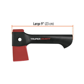 Топор Velocity с нейлоновой рукояткой, 450 г Truper® (HVE-1C)