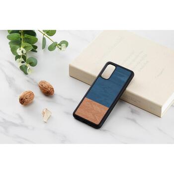 Man&Wood чехол M6540B, синий, совместим с Samsung Galaxy S20, 6.2 дюйма (M6540B)