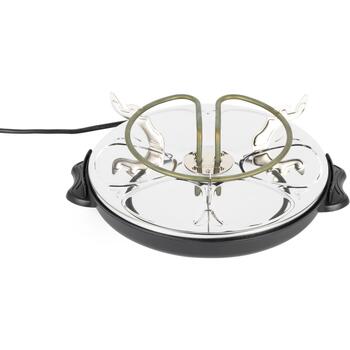 Giles & Posner Настольный ракетный гриль EK4511GV2VDE, 800W, 29x29см, каменная плита, 6 сковородок, 6 лопаток (EK4511GV2VDE)