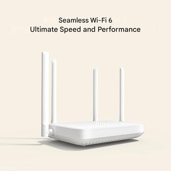 Беспроводной маршрутизатор с Wi-Fi 6, 4-портовым коммутатором и двухдиапазонным подключением 2.4/5 GHz Router AX1500 DVB4412GL Xiaomi (DVB4412GL)