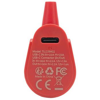 Tellur Power Bank akumulators PD202 TLL158411, 5000mAh, 5V-3A, LED indikators, ātrā uzlāde, Pass-through uzlāde (TLL158411)