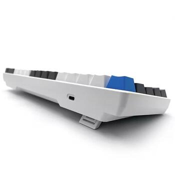 Media-Tech MT1259 Red Core MX60, механическая клавиатура, 68 клавиш, 1.6м, USB, белый/серый/синий, подсветка (MT1259)
