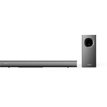 Blaupunkt LS200SUB саундбар с сабвуфером, 2.1 канала, 190 Вт, Bluetooth, HDMI ARC, оптический, USB, AUX, LED-дисплей, черный (LS200SUB)