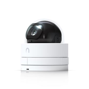 IP PoE наблюдательная камера 2K 4 MP 2688×1512 PoE 30 fps ультраширокий угол обзора 102.4° IR ночное видение до 20 м AI детекция событий RJ45 монтаж потолок/стена UVC-G5-Dome Ultra Белая Ubiquiti (UVC-G5-DOME-ULTRA)