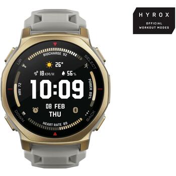 Huami смарт-часы T-REX 3 PRO W2548GL2N AMOLED 3.35 см 466 x 466 64 МБ ОЗУ 16 ГБ 640 мАч GPS 45 м водонепроницаемые (W2548GL2N)
