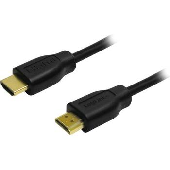 Logilink HDMI kabelis CH0053, 10 m, HDMI A vīriešu uz HDMI A vīriešu, 1.4, 8.16 Gbit/s, 4K/30 Hz, zelta kontakti, ARC, HEC, 3D (CH0053)