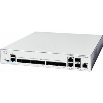 Cisco коммутатор C1300-12XS, 12x SFP+, 2x10GE общие, 1 вентилятор, без PoE (C1300-12XS)