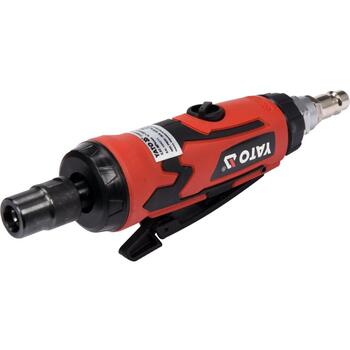 Yato pneimatiskā slīpmašīna YT-09633, 6mm, 0.63MPa, 113l/min, 25000min⁻¹, 50mm, 360°, kompozīta korpuss, ātruma regulēšana (YT-09633)