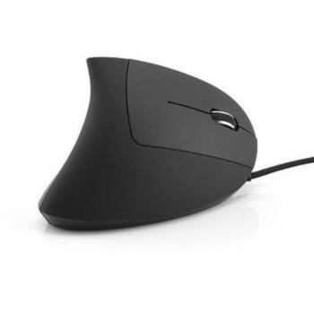 Mediarange USB оптическая мышь MROS230, 6 кнопок, 2400 DPI, 1.7м кабель, эргономичная, черная (MROS230)