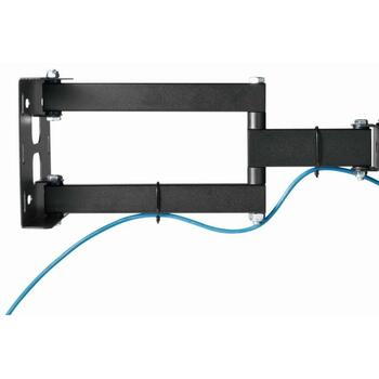 Gembird sienas stiprinājums WM-55ST-03, atbalsta 32-55'' televizorus, VESA 400 x 400 mm, attālums no sienas 105-429 mm (WM-55ST-03)