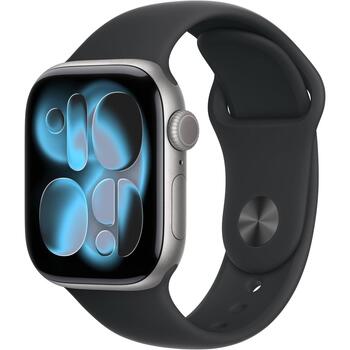 Apple Smartwatch Sērija 11 GPS + Cellular MF8C4ET/A, 42mm, 100% pārstrādāts alumīnijs, 64GB, akumulators, Bluetooth 5.3, GPS (MF8C4ET/A)
