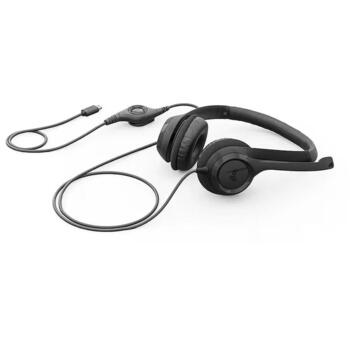 Logitech наушники H390 981-001576, 20-20000 Гц, 94 дБ, 32 Ω, USB-C, 1,9 м, стерео, фиксированный микрофон (981-001576)
