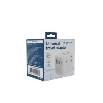 Gembird strāvas adapteris TPA-2A3C70-01-W 70 W balts (TPA-2A3C70-01-W)