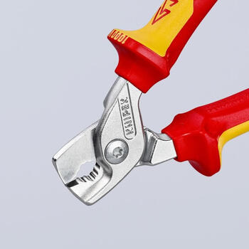 Kabeļu knaibles StepCut 160mm VDE 1000V 9516160 KNIPEX (95 16 160)