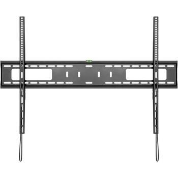 Goobay sienas stiprinājums TV Wall Mount Pro FIXED (XL) 49892, 75kg, 300x300mm, 200x200mm, 400x200mm, 400x400mm, 600x400mm, melns (49892)