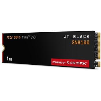 Sandisk SSD WD_BLACK SN8100 WDS100T1X0M, 1000GB, M.2, PCIe 5.0 x4, NVMe, 14900MB/s чтение, 11000MB/s запись, TLC 3D NAND, 2400TBW (WDS100T1X0M)