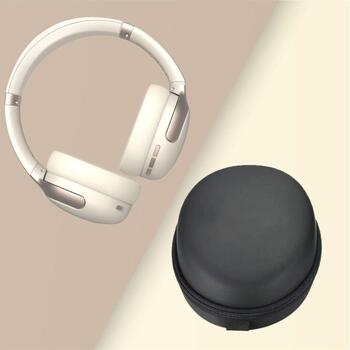 Manta Беспроводные наушники HDP1001CR, 600mAh, 50ч, Bluetooth 5.3, 4 микрофона, USB-C, жесткий чехол (HDP1001CR)