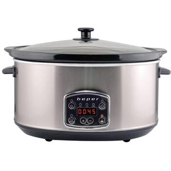 Beper Lēnvāres katls BC.510, 280 W, 4.5 l, 3 iestatījumi, stikla vāks, nerūsējošais tērauds (BC.510)