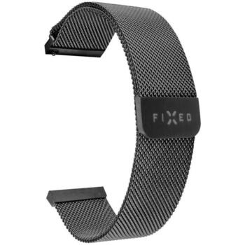 Fixed ремешок для смарт-часов, FIXMEST-18MM-BK, 18mm, нержавеющая сталь, черный (FIXMEST-18MM-BK)
