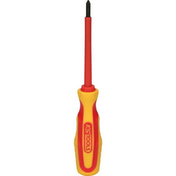 Kstools отвертка ERGOTORQUE VDE PH1X80mm 117.0524-E, 80мм, электрика, изоляция VDE (117.0524-E)