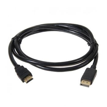 Sbox DP-HDMI M/M 2m DP-HDMI-2, 2м, 30 кадров/с, 5 Gbit/c, 1920 x 1080, 3840 x 2160 при 30 Гц, позолоченные разъемы, черный цвет (DP-HDMI-2)