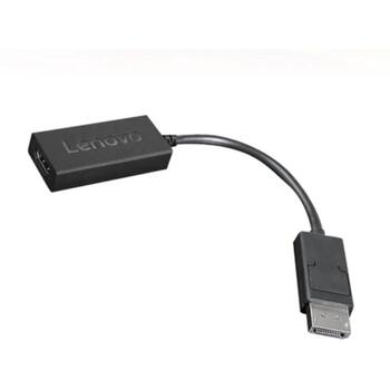 Lenovo USB adapteris 4X90R61023, 22.5 cm, 4K atbalsts, DisplayPort - vīriešu, HDMI - sieviešu (4X90R61023)