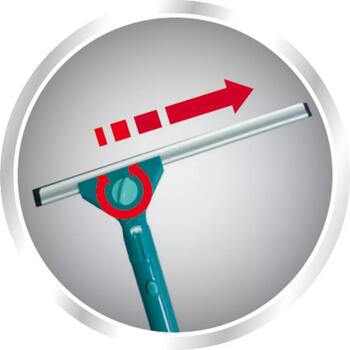 Leifheit Classic Window Cleaner 1055238, щетка для окон с телескопической ручкой, 100–155см (1055238)