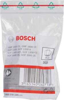 Canga, 8 mm GOF 1200 A, 1300 ACE, Rokas frēzēm SPĪĻAPTVERE, 2608570105, BOSCH (2608570105)