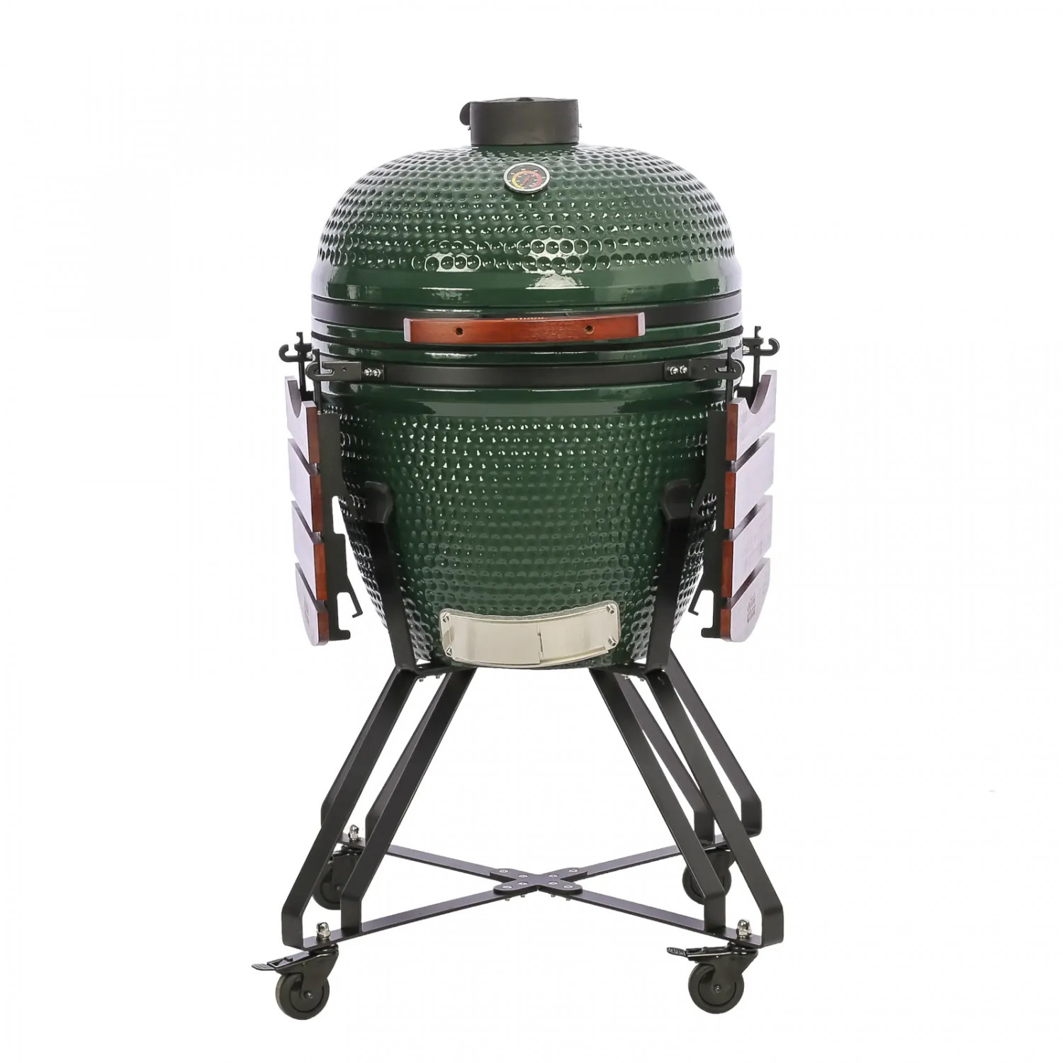 Grils Kamado keramikas ogļu 23″ ar piederumiem Kamado Classic 23″ Ø 59.5 cm keramikas korpuss divu zonu gatavošana TBG23GREEN-01 Zaļa TunaBone (TBG23GREEN-01)
