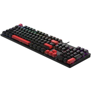 A4Tech Bloody S520N Fire Black A4TKLA47737, механическая клавиатура, 104 клавиши, переключатели BLMS Red Plus, RGB, USB, 1.8м (A4TKLA47737)