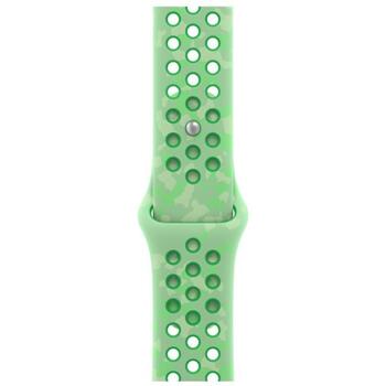 Apple Nike Sport Band ремешок для умных часов MKTX4ZM/A, 46мм, S/M, зелёный, алюминий (MKTX4ZM/A)