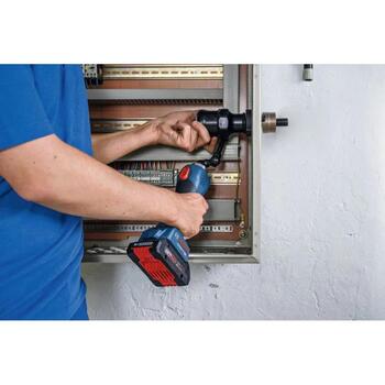 Bosch hidrauliskais caurumštancis GLH 18V-60 Solo 06019P0200, 18 V, 60 kN, M16-M40, PG9-PG36, XL-Boxx (06019P0200)